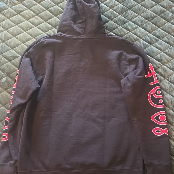 ‘Bad Omens’ Varsity Hoodie Unisex Large Sweatshirt Band Merch Black Red - RARE - Picture 8 of 9